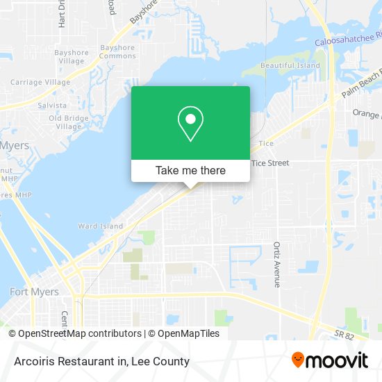 Arcoiris Restaurant in map
