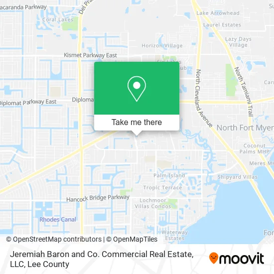 Jeremiah Baron and Co. Commercial Real Estate, LLC map