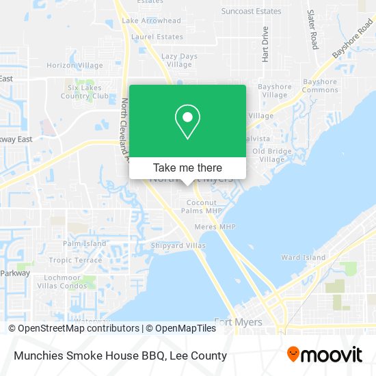 Mapa de Munchies Smoke House BBQ