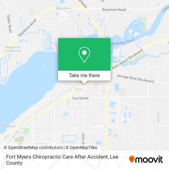 Fort Myers Chiropractic Care After Accident map