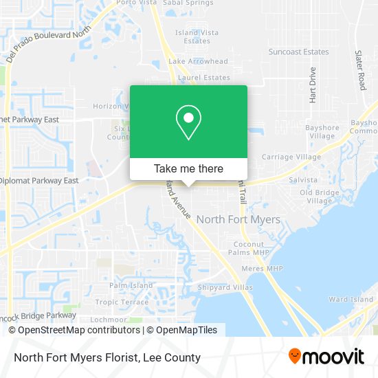 North Fort Myers Florist map