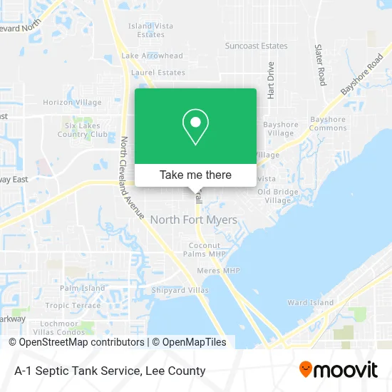 A-1 Septic Tank Service map