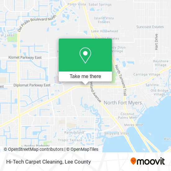 Hi-Tech Carpet Cleaning map