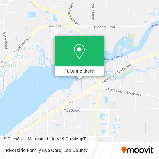 Riverside Family Eye Care map