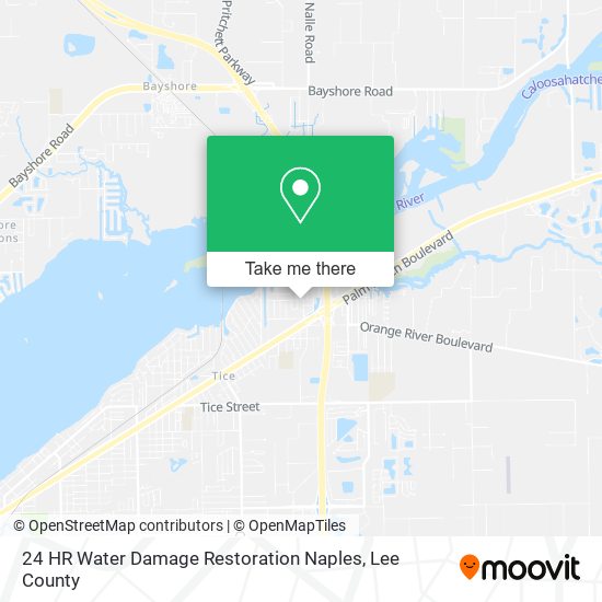 Mapa de 24 HR Water Damage Restoration Naples