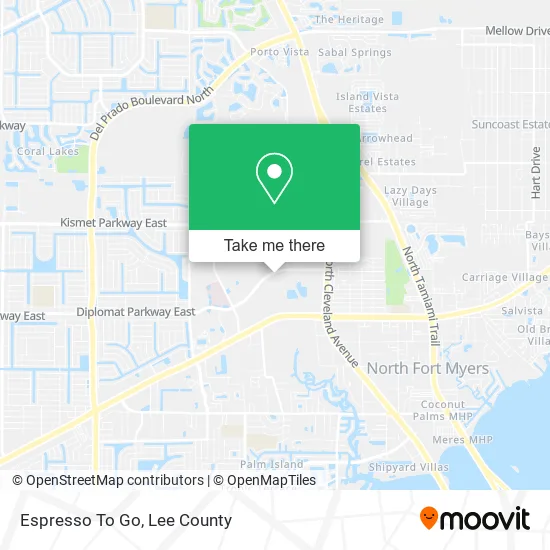 Espresso To Go map