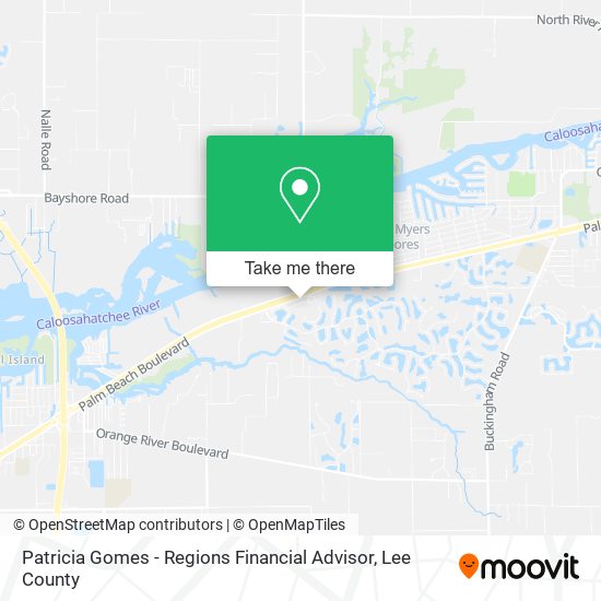 Patricia Gomes - Regions Financial Advisor map