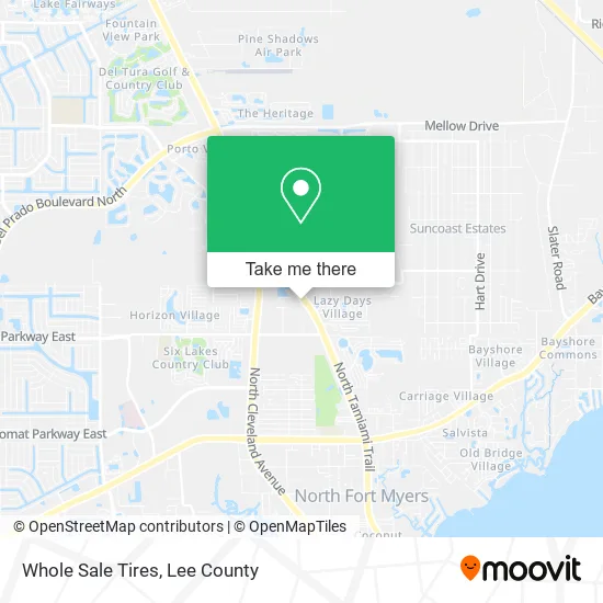Whole Sale Tires map