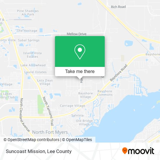 Mapa de Suncoast Mission