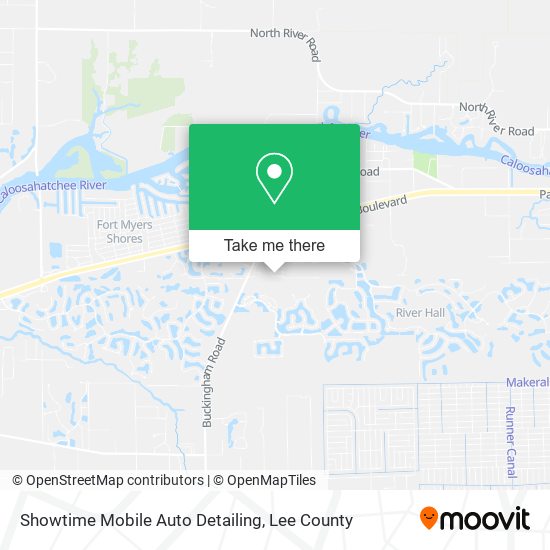 Mapa de Showtime Mobile Auto Detailing