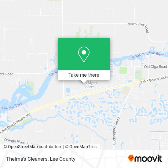 Thelma's Cleaners map