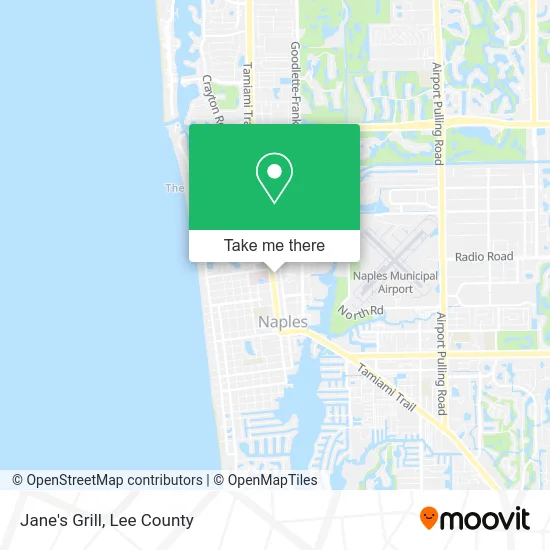 Jane's Grill map
