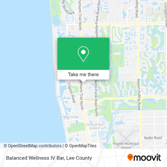 Balanced Wellness IV Bar map