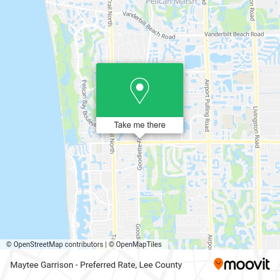 Maytee Garrison - Preferred Rate map