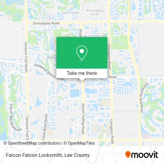 Falcon Falcon Locksmith map