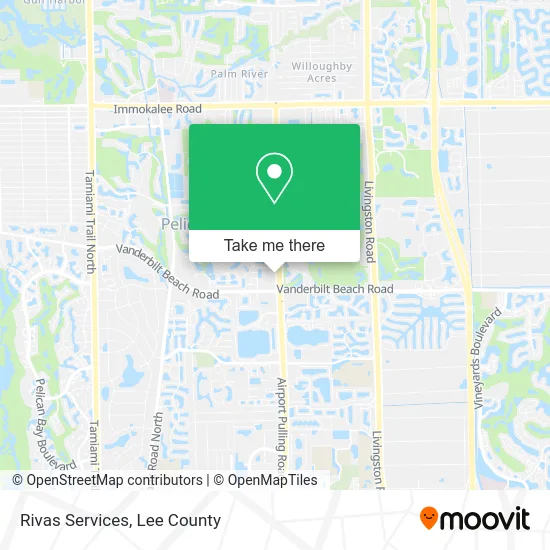Rivas Services map
