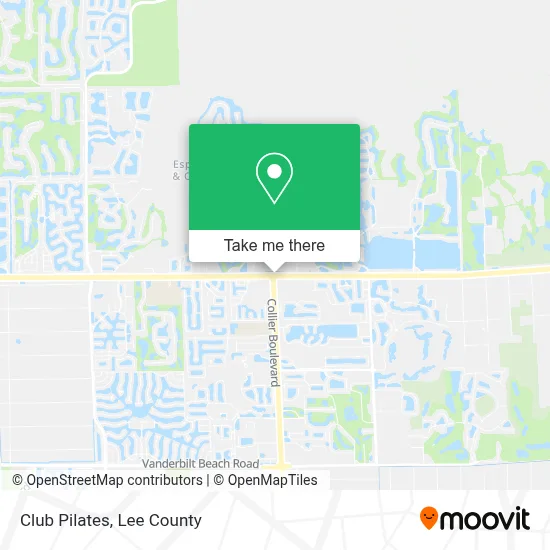 Club Pilates map