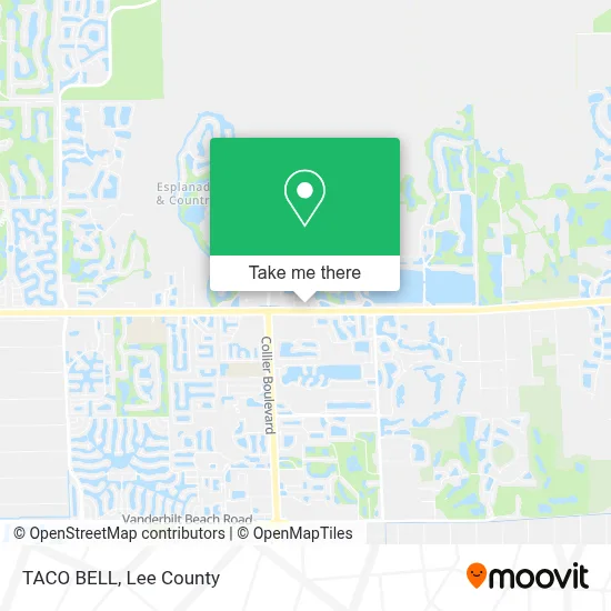TACO BELL map