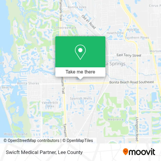 Swicft Medical Partner map