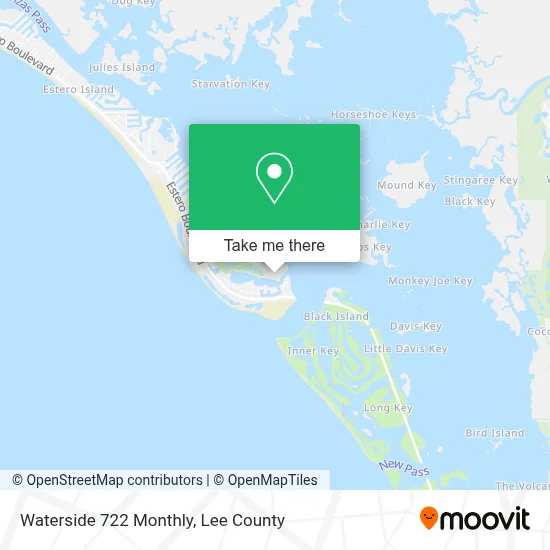 Waterside 722 Monthly map