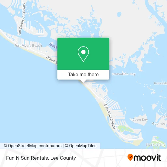 Fun N Sun Rentals map