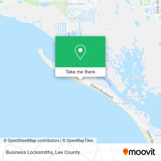 Business Locksmiths map