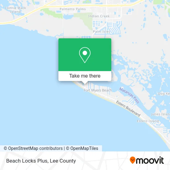 Beach Locks Plus map