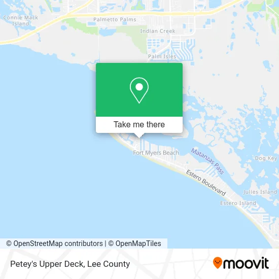 Petey's Upper Deck map