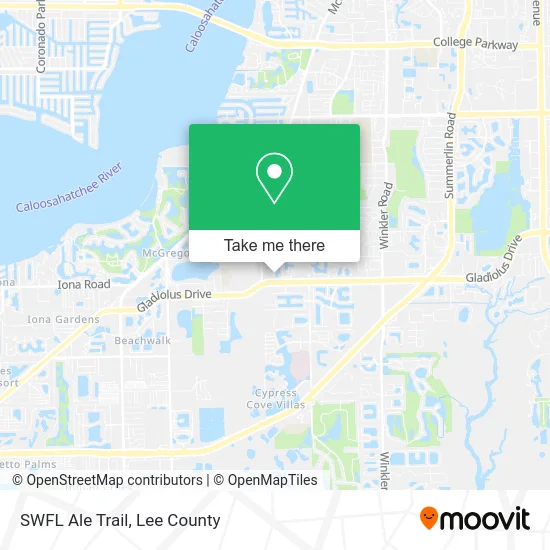 SWFL Ale Trail map