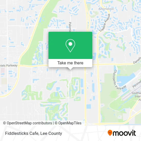 Fiddlesticks Cafe map