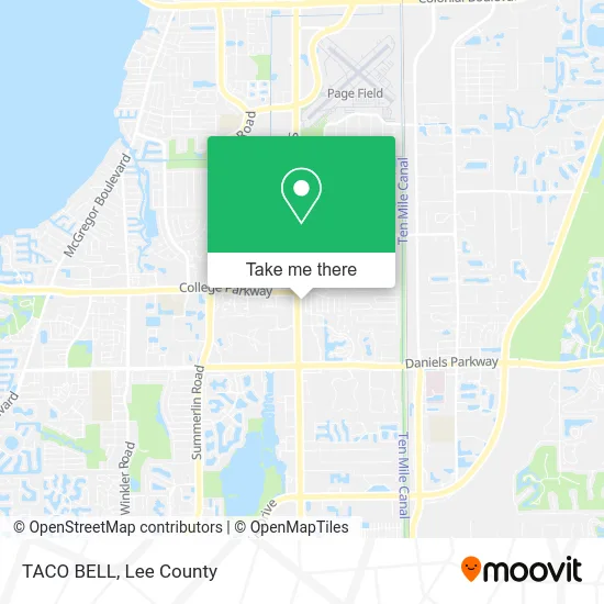 TACO BELL map