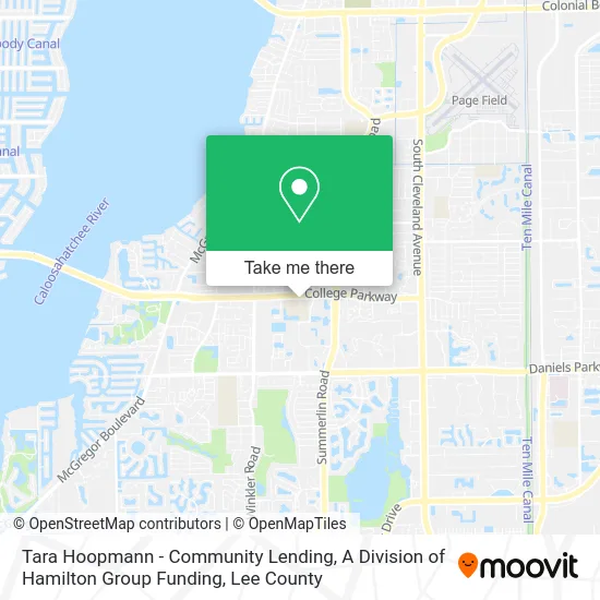 Mapa de Tara Hoopmann - Community Lending, A Division of Hamilton Group Funding