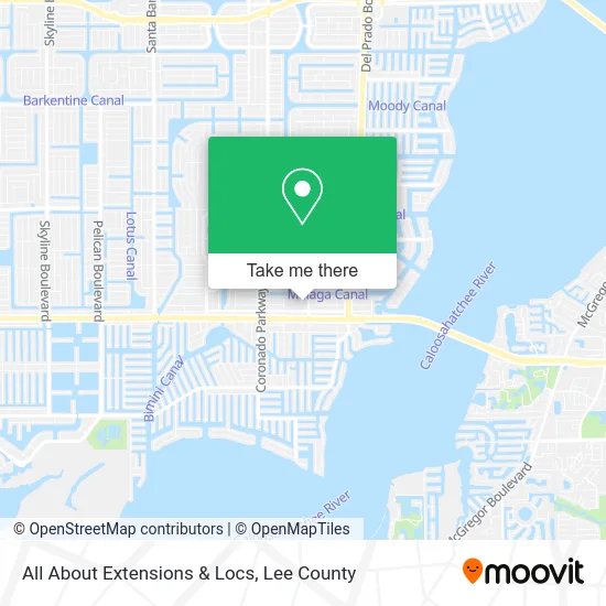 All About Extensions & Locs map