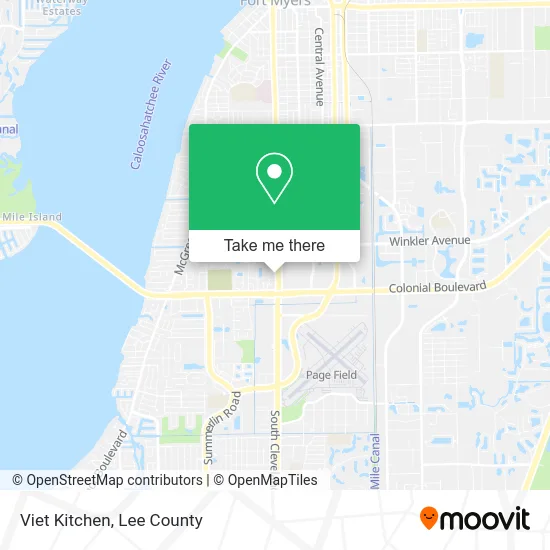 Viet Kitchen map