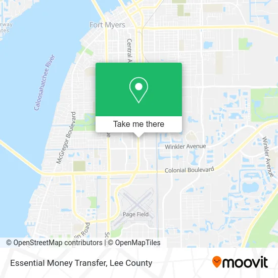 Essential Money Transfer map