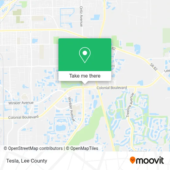 Tesla map