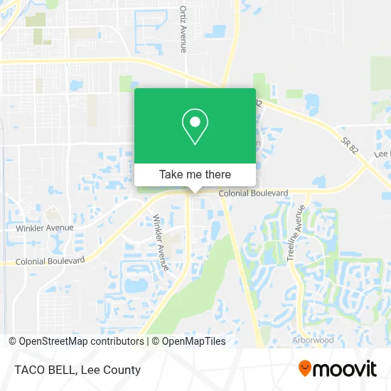 TACO BELL map