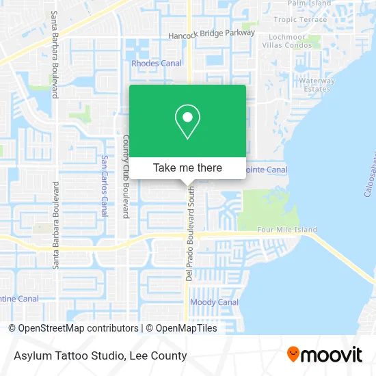 Asylum Tattoo Studio map