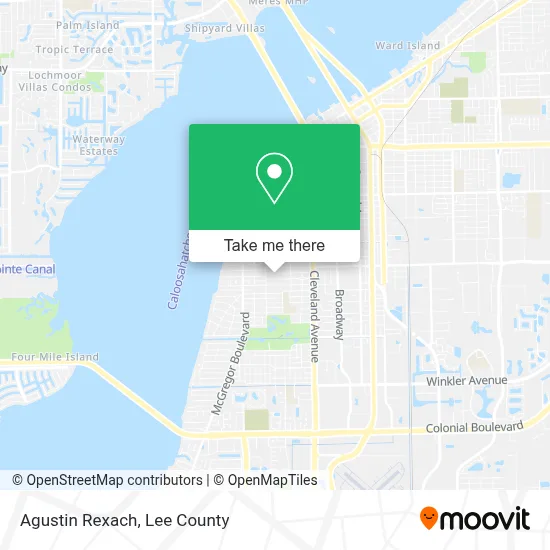 Agustin Rexach map