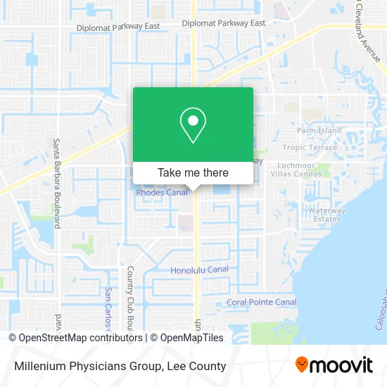 Millenium Physicians Group map