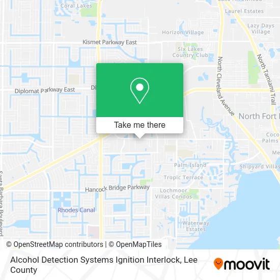Mapa de Alcohol Detection Systems Ignition Interlock