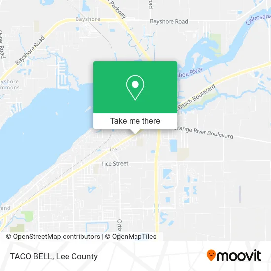 TACO BELL map