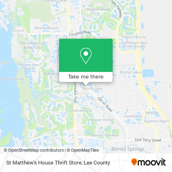 Mapa de St Matthew's House Thrift Store
