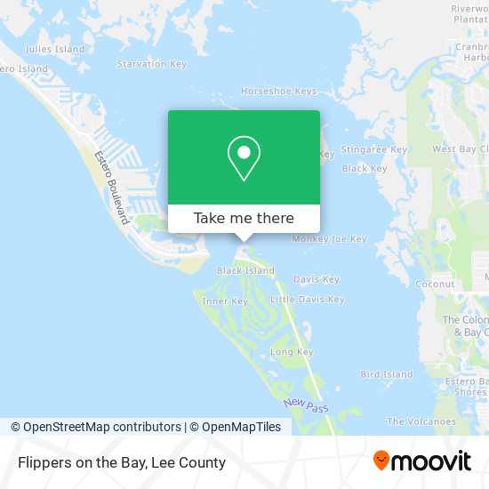 Flippers on the Bay map
