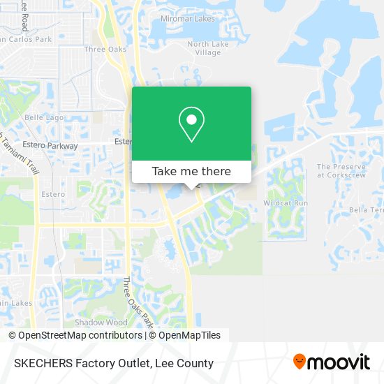 SKECHERS Factory Outlet map