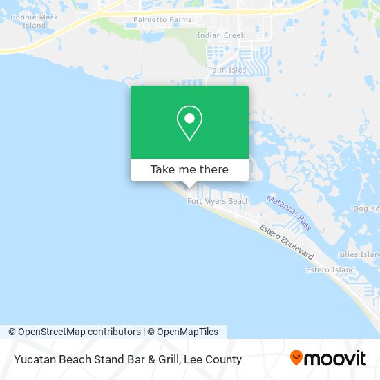 Yucatan Beach Stand Bar & Grill map