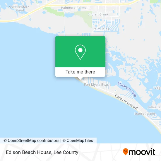 Edison Beach House map