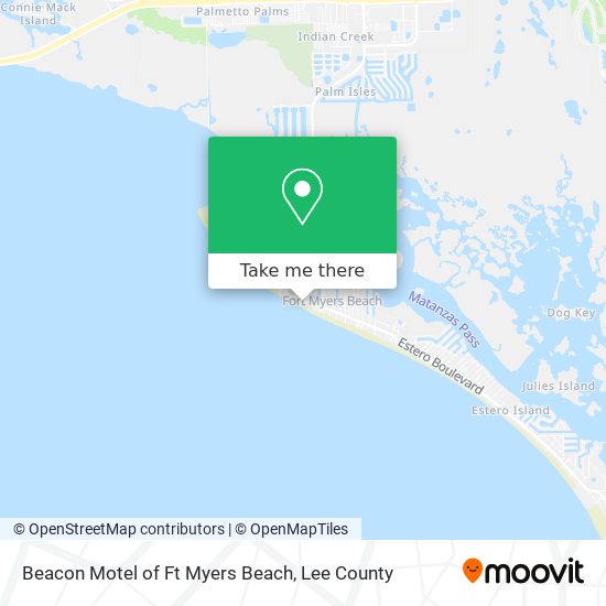 How to get to Beacon Motel of Ft Myers Beach in Fort Myers Beach by Bus?
