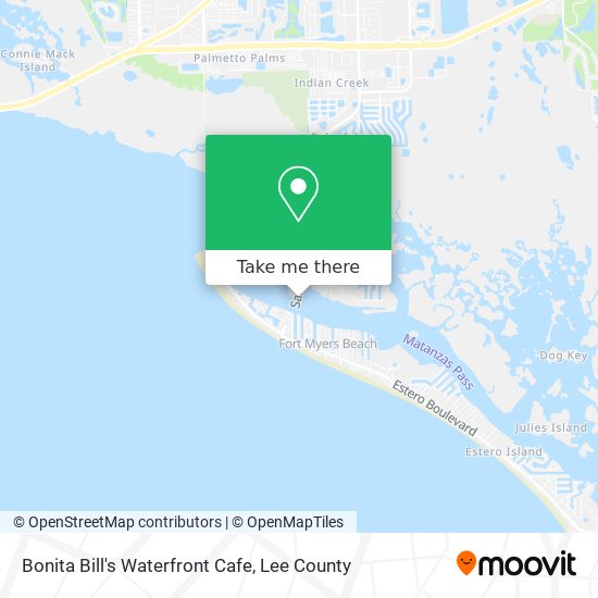 Mapa de Bonita Bill's Waterfront Cafe