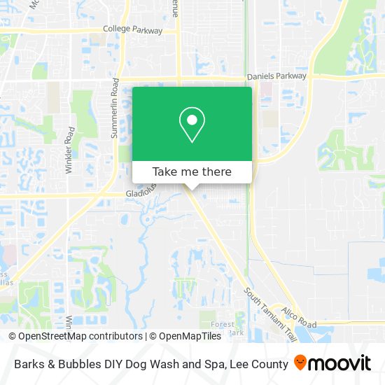 Barks & Bubbles DIY Dog Wash and Spa map